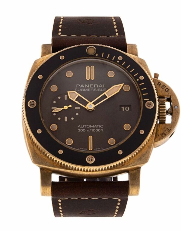 Panerai Luminor Submersible 1950 V Bronzo PAM968 ZF Bronze Brown Dial P9010 Watch - Image 2