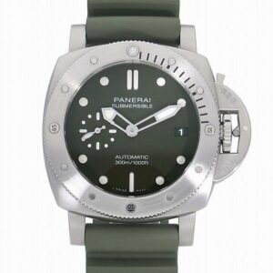 Panerai Luminor Submersible 42mm PAM1055 Verde Militare VSF SS Green Dial P900 Watch
