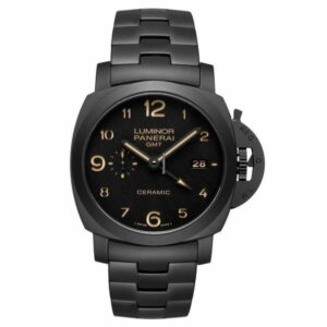 Panerai Tuttonero Luminor 1950 3 Days GMT PAM438 VSF Ceramic Black Dial P9001 V2 Watch