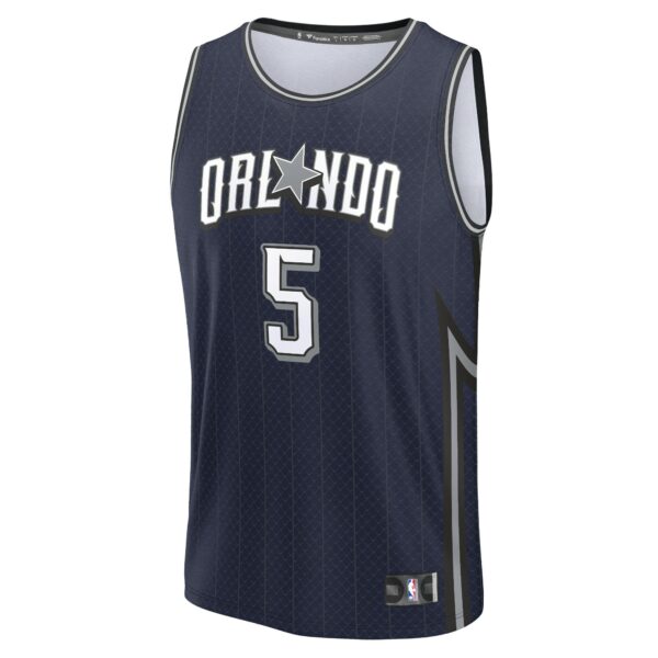 Paolo Banchero Orlando Magic Fanatics Fast Break Jersey - Navy - City Edition - Image 3