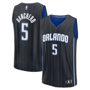 Paolo Banchero Orlando Magic Fanatics Fast Break Replica Player Jersey - Icon Edition - Black