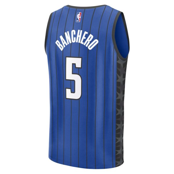 Paolo Banchero Orlando Magic Fanatics Fast Break Replica Player Jersey - Statement Edition - Blue - Image 4
