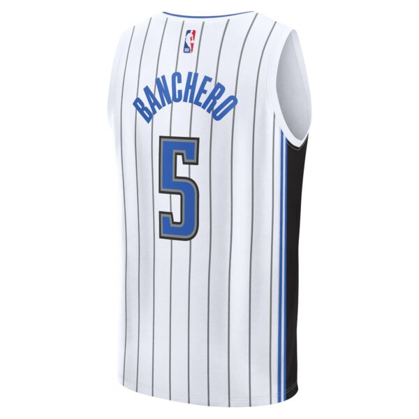 Paolo Banchero Orlando Magic Fanatics Youth Fast Break Replica Player Jersey - Association Edition - White - Image 4