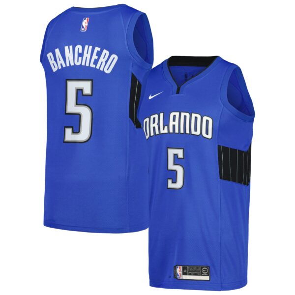 Paolo Banchero Orlando Magic Nike Swingman Player Jersey - Statement Edition - Royal - Image 2