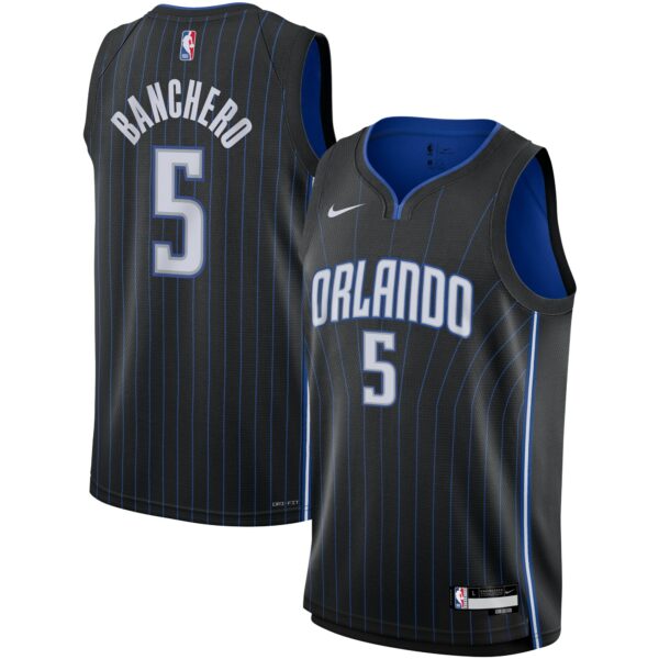 Paolo Banchero Orlando Magic Nike Youth Swingman Jersey - Icon Edition - Black - Image 2