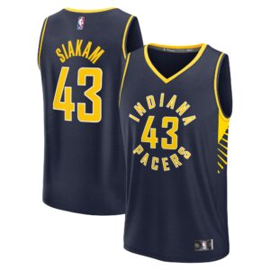 Pascal Siakam Indiana Pacers Fanatics Fast Break Player Jersey - Icon Edition - Navy