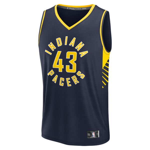 Pascal Siakam Indiana Pacers Fanatics Fast Break Player Jersey - Icon Edition - Navy - Image 3
