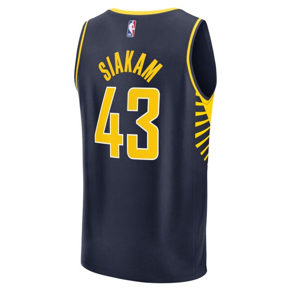 Pascal Siakam Indiana Pacers Fanatics Youth Fast Break Player Jersey - Icon Edition - Navy - Image 4