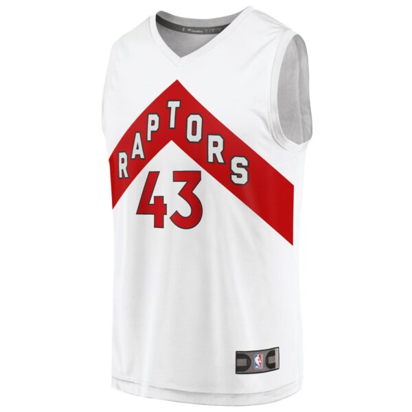 Pascal Siakam Toronto Raptors Fanatics Fast Break Replica Player Jersey White - Association Edition - Image 3