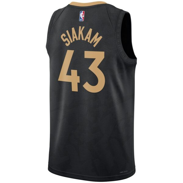 Pascal Siakam Toronto Raptors Nike Unisex 2022/23 Swingman Jersey - City Edition - Black - Image 4