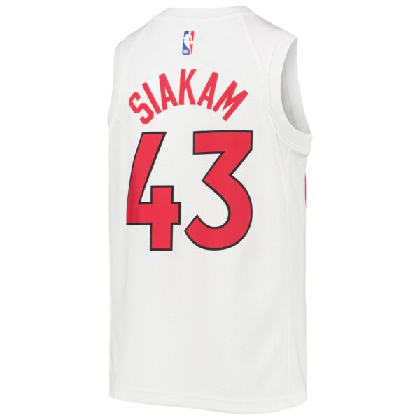 Pascal Siakam Toronto Raptors Nike Youth Swingman Jersey - Association Edition - White - Image 4