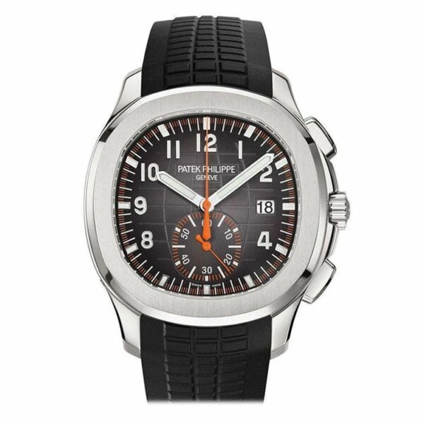 Patek Philippe Aquanaut Black Dial Automatic MenS Chronograph Watch 5968A-001