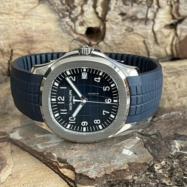 Patek Philippe Aquanaut Blue Dial 18K White Gold MenS Watch 5168G-001 - Image 4