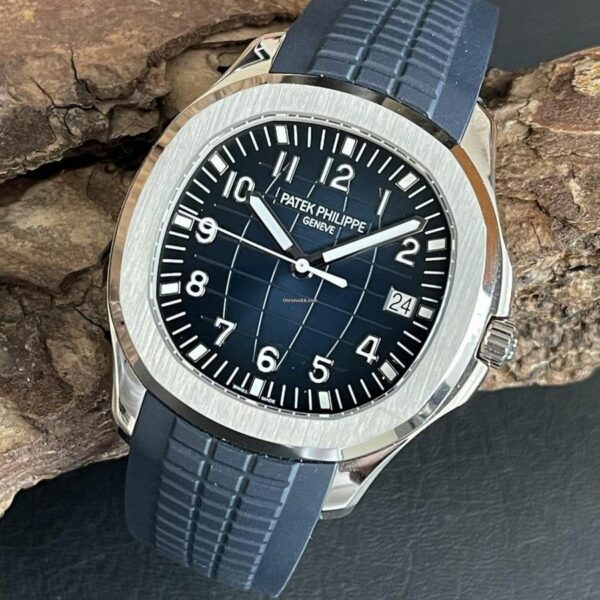 Patek Philippe Aquanaut Blue Dial 18K White Gold MenS Watch 5168G-001 - Image 2