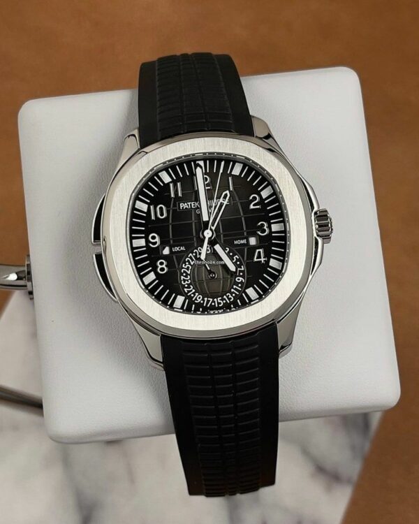 Patek Philippe Aquanaut Dual Time Black Dial Automatic MenS Watch 5164A-001 - Image 2