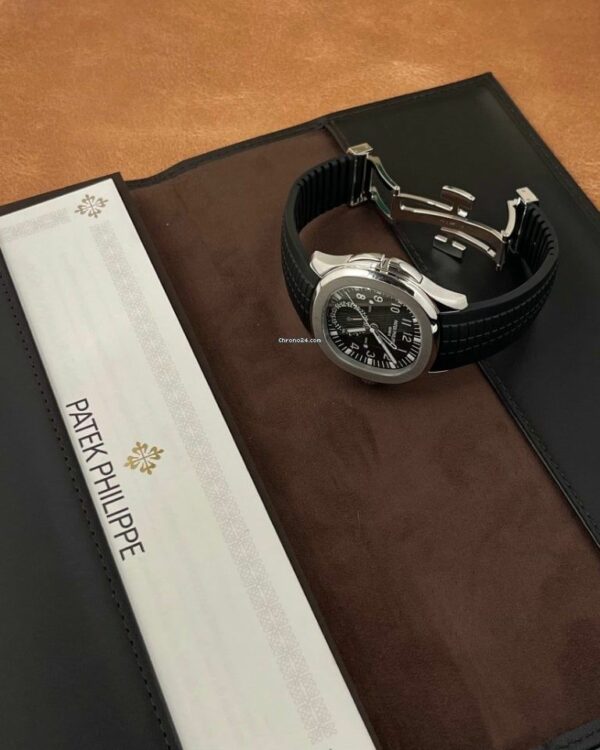 Patek Philippe Aquanaut Dual Time Black Dial Automatic MenS Watch 5164A-001 - Image 5