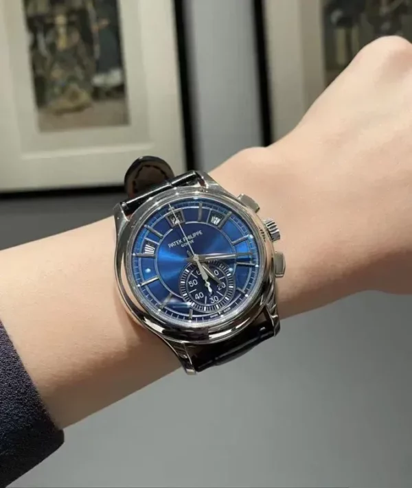Patek Philippe Complications 5905P-001 Annual Calendar Flyback Chronograph Watch - Image 5