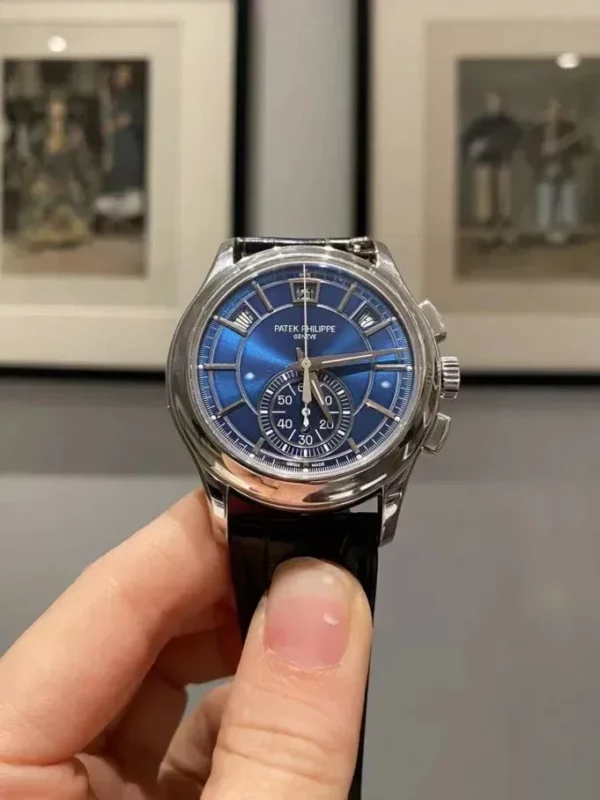 Patek Philippe Complications 5905P-001 Annual Calendar Flyback Chronograph Watch - Image 4