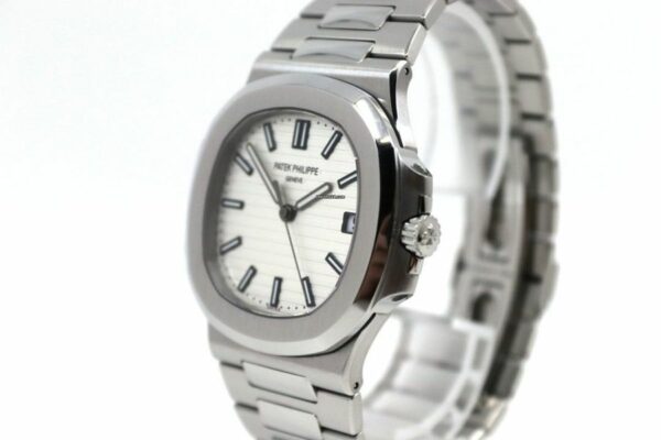 Patek Philippe Nautilus Gold White Dial Mens Watch 5711/1A-011 - Image 6