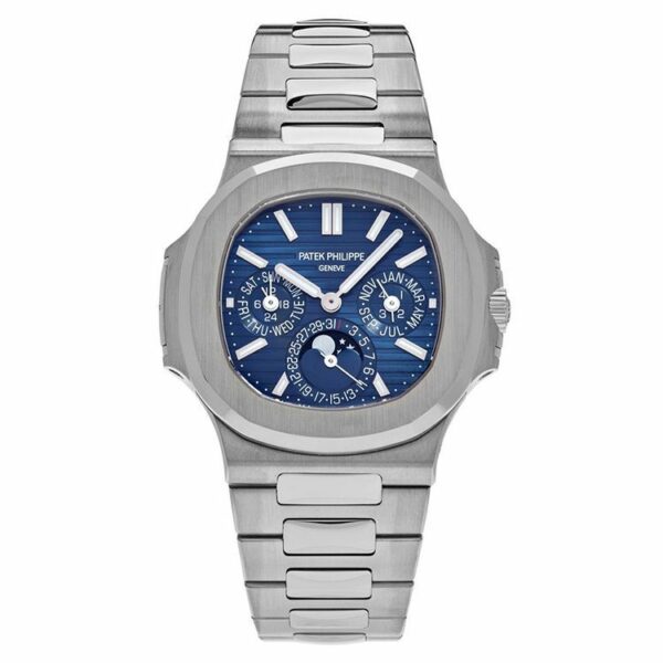 Patek Philippe Nautilus White Gold 5740-1G-001 With Blue Sunburst Dial Watch
