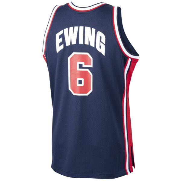 Patrick Ewing USA Basketball Mitchell & Ness 1992 Dream Team Authentic Jersey - Navy - Image 4