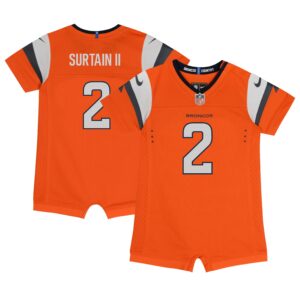 Patrick Surtain II Denver Broncos Nike Newborn & Infant Mile High Collection Game Romper Jersey - Orange