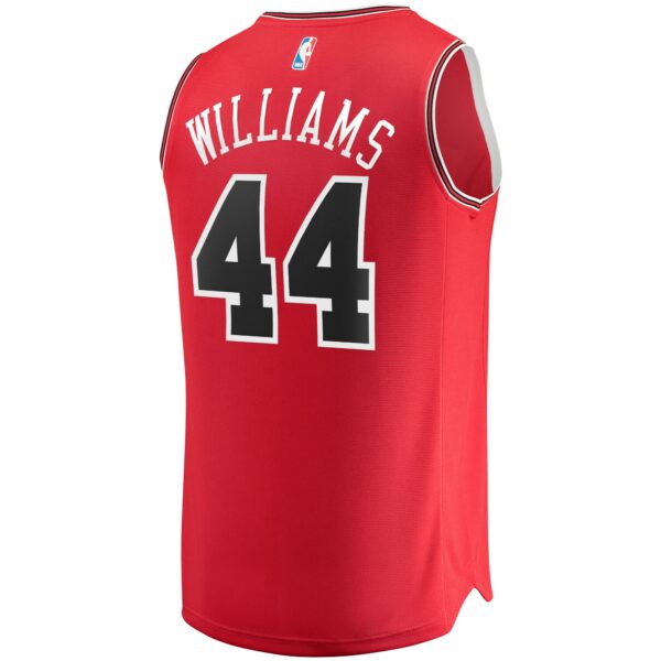 Patrick Williams Chicago Bulls Fanatics Fast Break Replica Jersey - Icon Edition - Red - Image 4
