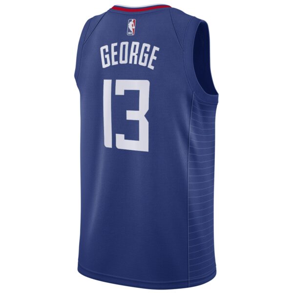 Paul George LA Clippers Nike 2019/20 Swingman Jersey Blue - Icon Edition - Image 4