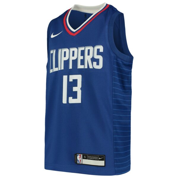 Paul George LA Clippers Nike Youth Swingman Jersey - Icon Edition - Royal - Image 3