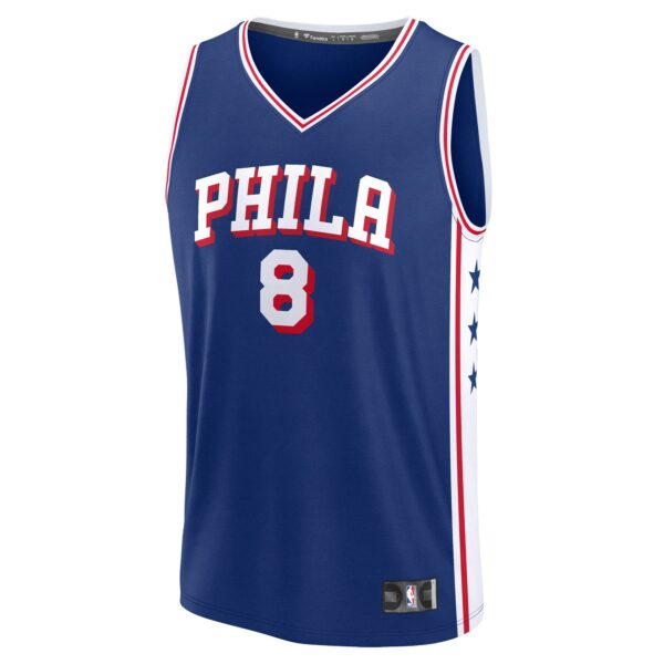 Paul George Philadelphia 76ers Fanatics Fast Break Replica Player Jersey - Icon Edition - Royal - Image 3