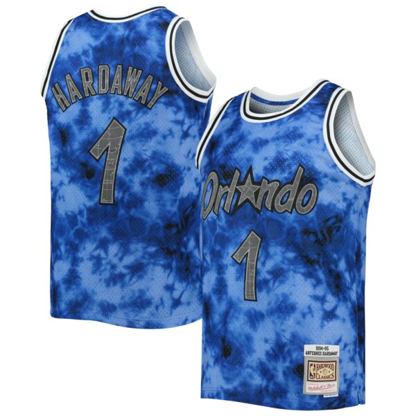 Penny Hardaway Orlando Magic Mitchell & Ness 1994/95 Galaxy Swingman Jersey - Blue - Image 2