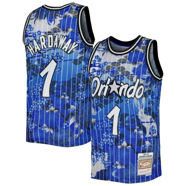 Penny Hardaway Orlando Magic Mitchell & Ness 1994/95 Hardwood Classics Lunar New Year Swingman Jersey - Blue - Image 2