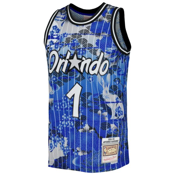 Penny Hardaway Orlando Magic Mitchell & Ness 1994/95 Hardwood Classics Lunar New Year Swingman Jersey - Blue - Image 3