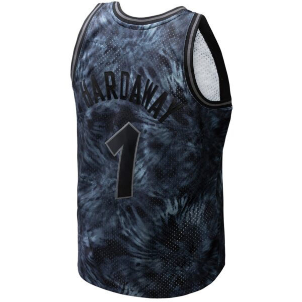 Penny Hardaway Orlando Magic Mitchell & Ness Hardwood Classics 1984/85 Tie-Dye Swingman Jersey - Black - Image 4