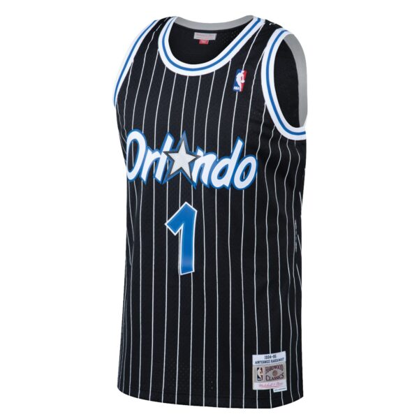 Penny Hardaway Orlando Magic Mitchell & Ness Hardwood Classics Swingman Jersey - Black - Image 3