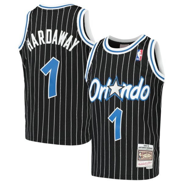 Penny Hardaway Orlando Magic Mitchell & Ness Youth Hardwood Classics Swingman Throwback Jersey - Black - Image 2
