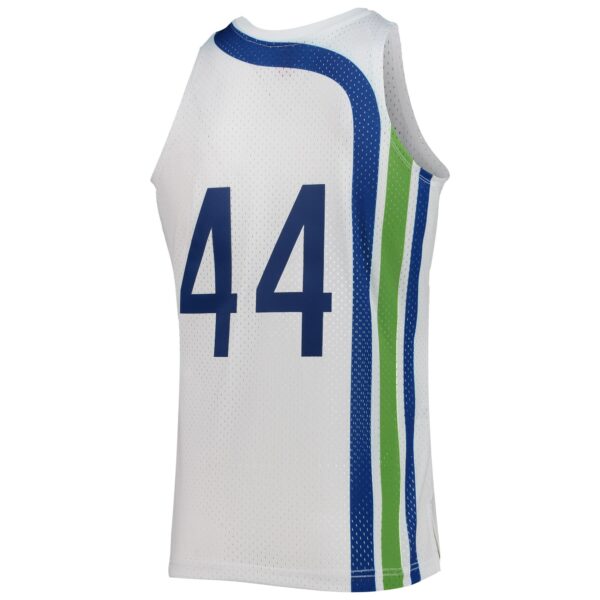 Pete Maravich Atlanta Hawks Mitchell & Ness 1970/71 Hardwood Classics Swingman Jersey - White - Image 4