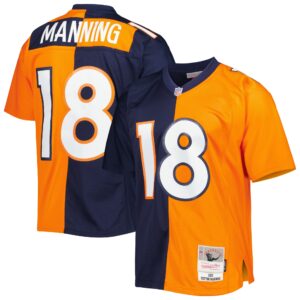 Peyton Manning Denver Broncos Mitchell & Ness 2015 Split Legacy Replica Jersey - Navy-Orange