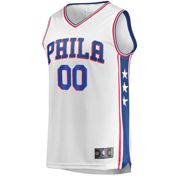 Philadelphia 76ers Fanatics Fast Break Custom Replica Jersey White - Association Edition - Image 3