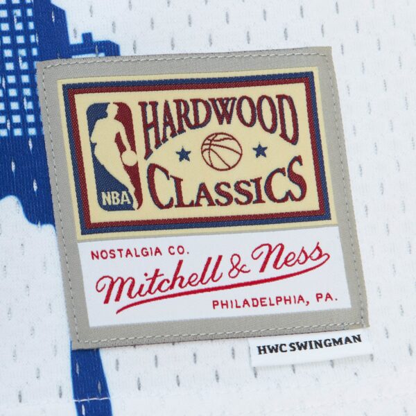 Philadelphia 76ers Mitchell & Ness x Tats Cru Hardwood Classics Fashion Jersey - White - Image 6