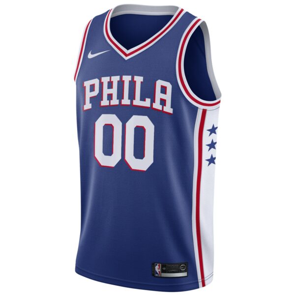 Philadelphia 76ers Nike Swingman Custom Jersey Blue - Icon Edition - Image 3