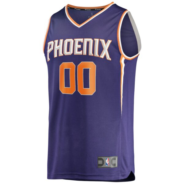 Phoenix Suns Fanatics Youth Fast Break Custom Replica Jersey Purple - Icon Edition - Image 3