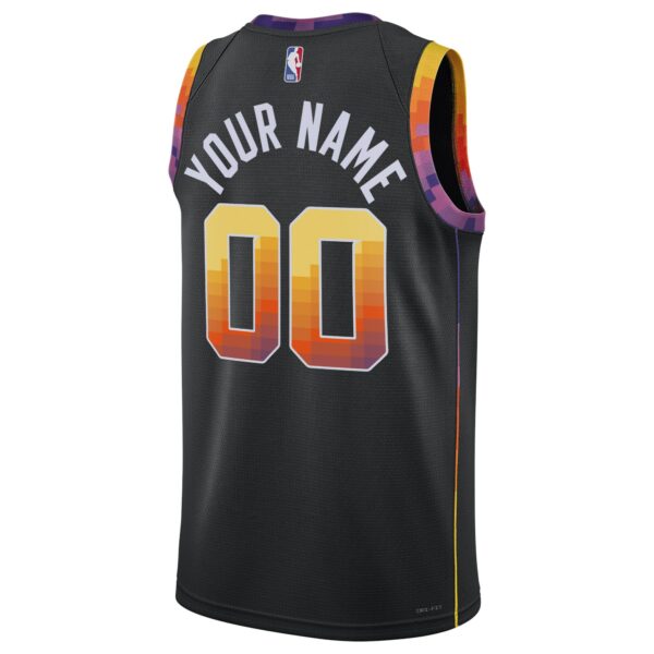 Phoenix Suns Jordan Brand Unisex 2022/23 Swingman Custom Jersey - Statement Edition - Black - Image 4