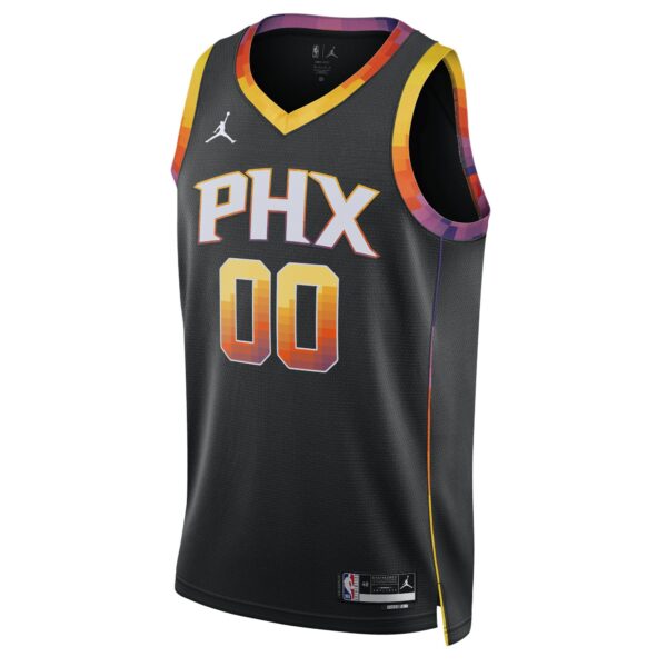 Phoenix Suns Jordan Brand Unisex 2022/23 Swingman Custom Jersey - Statement Edition - Black - Image 3