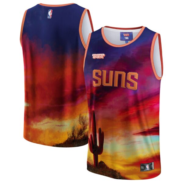 Phoenix Suns NBA & KidSuper Studios by Fanatics Unisex Hometown Jersey - Red - Image 2