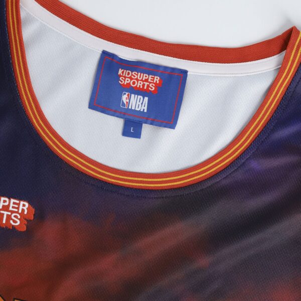 Phoenix Suns NBA & KidSuper Studios by Fanatics Unisex Hometown Jersey - Red - Image 6