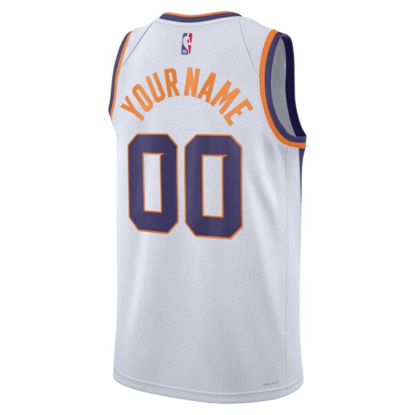 Phoenix Suns Nike Unisex 2022/23 Swingman Custom Jersey White - Association Edition - Image 4