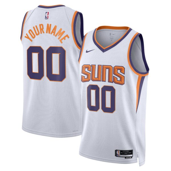 Phoenix Suns Nike Unisex 2022/23 Swingman Custom Jersey White - Association Edition - Image 2