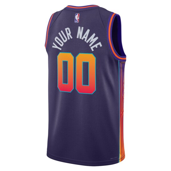 Phoenix Suns Nike Unisex 2023/24 Custom Swingman Jersey - Purple - City Edition - Image 4