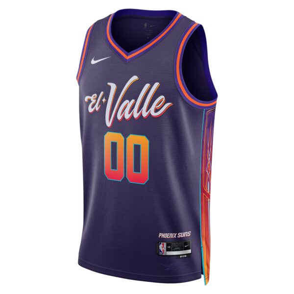 Phoenix Suns Nike Unisex 2023/24 Custom Swingman Jersey - Purple - City Edition - Image 3